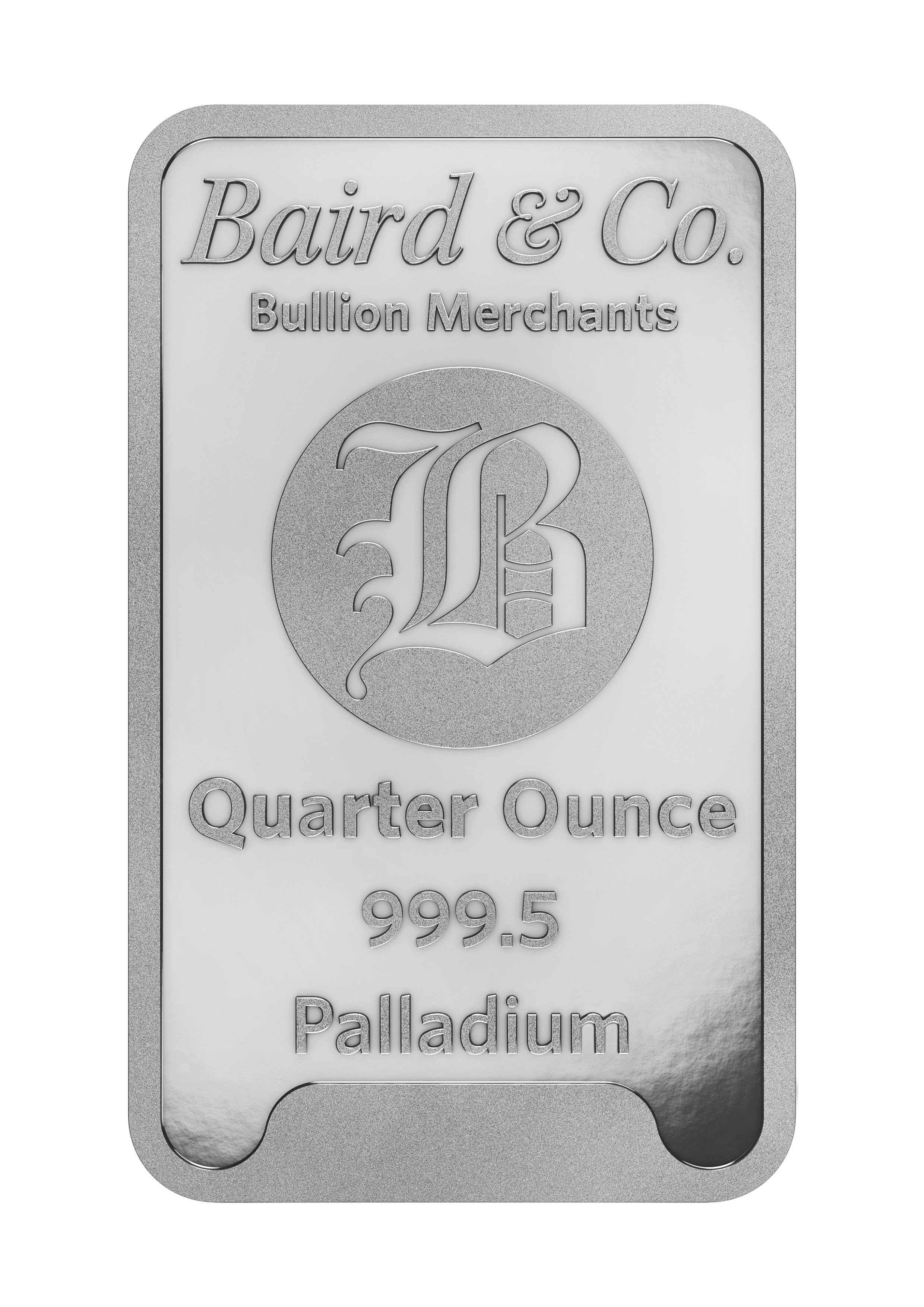 Quarter Ounce Palladium Minted Bar